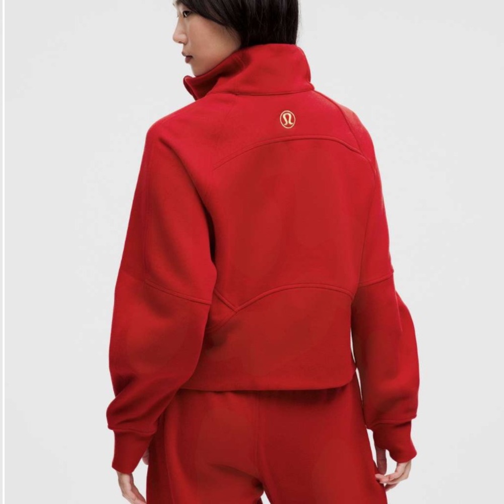 Lululemon Lunar New Year Scuba Oversized Funnel-Neck Half Zip
Dark Red - Picture 2 of 7